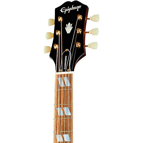 Epiphone Inspired by Gibson Hummingbird Acoustic-Electric Guitar Aged Cherry Sunburst