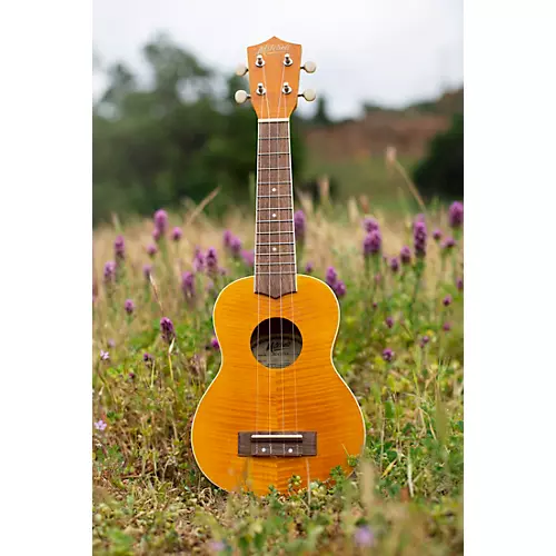 Mitchell MU45F Exotic Soprano Ukulele Flamed Maple Cherry