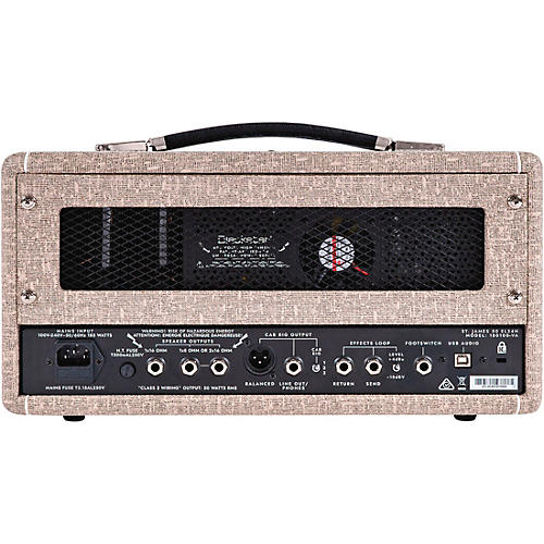 Blackstar St. James 50 EL34 50W Tube Guitar Head Fawn