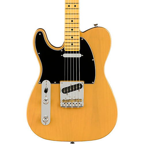 Fender American Professional II Telecaster Maple Fingerboard Left-Handed Electric Guitar Butterscotch Blonde