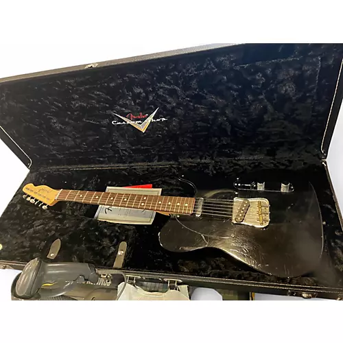 Used 2013 Fender CUSTOM SHOP TELECASTER PRO CLOSET CLASSIC LIGHT RELIC GLOSS BLACK Solid Body Electric Guitar LIGHT RELIC GLOSS BLACK