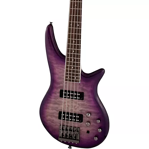Jackson JS Series Spectra Bass JS3QV 5-String Purple Phaze