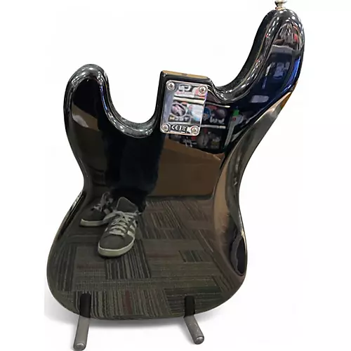 Used Fender Standard Precision Bass Black Electric Bass Guitar Black