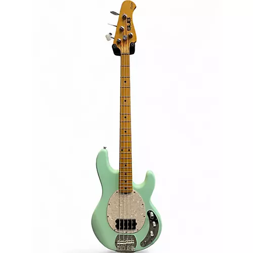 Used Sterling by Music Man Ray4 Mint Green Electric Bass Guitar Mint Green