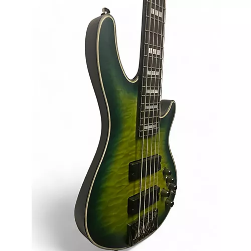 Used Schecter Guitar Research DANIEL FIRTH HELLRAISER EXTREME CTHULU BURST Electric Bass Guitar CTHULU BURST