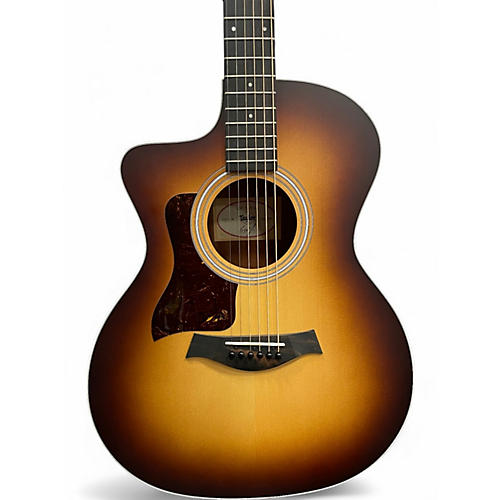 Used Taylor 214ce-K SB  Brown Sunburst Acoustic Electric Guitar Brown Sunburst
