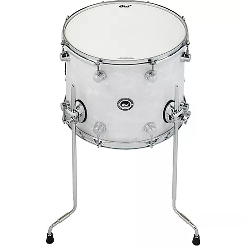 DW DWe Wireless Acoustic/Electronic Convertible Floor Tom with Legs 14 x 12 in. Finish Ply Black Galaxy