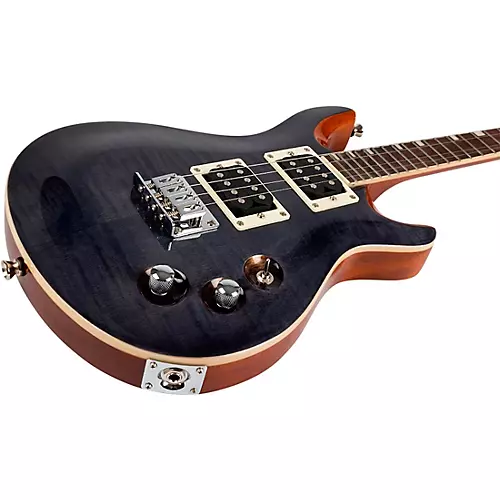 Flight Vanguard Solid Body Electric Ukulele Transparent Purple