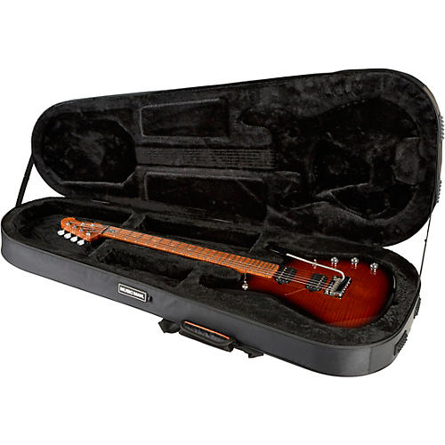 Ernie Ball Music Man JP15 Flamed Maple Top Electric Guitar Transparent Black