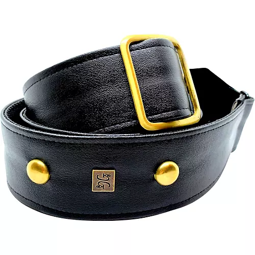 Get'm Get'm Rolling Stone Guitar Strap Green Crushed Velvet 2 in.