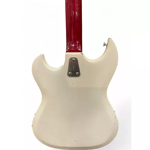 Used 1960s Hagstrom 1960's Hagstrom H8 White Electric Bass Guitar White