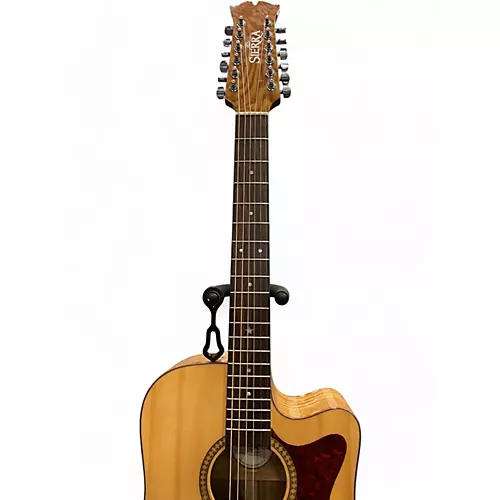 Used Sierra SS112CE Natural 12 String Acoustic Electric Guitar Natural