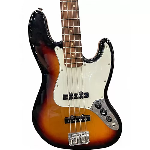 Used Fender Standard Jazz Bass 3 Tone Sunburst Electric Bass Guitar 3 Tone Sunburst