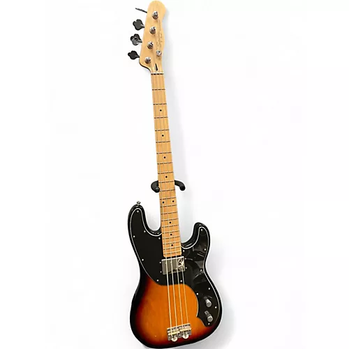 Used Squier VINTAGE MODIFIED P BASS TB3 3 Tone Sunburst Electric Bass Guitar 3 Tone Sunburst