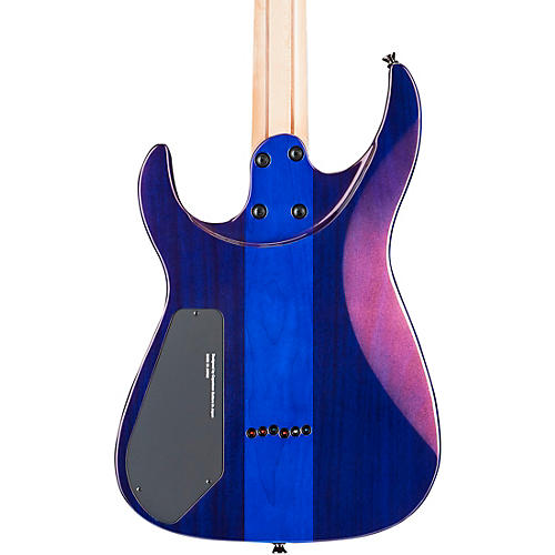Caparison Guitars Dellinger II FX Prominence EF Electric Guitar Transparent Spectrum Blue