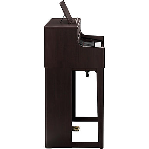 Roland HP704 Digital Upright Piano With Bench Polished Ebony