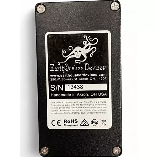 Used EarthQuaker Devices Afterneath Reverb Effect Pedal