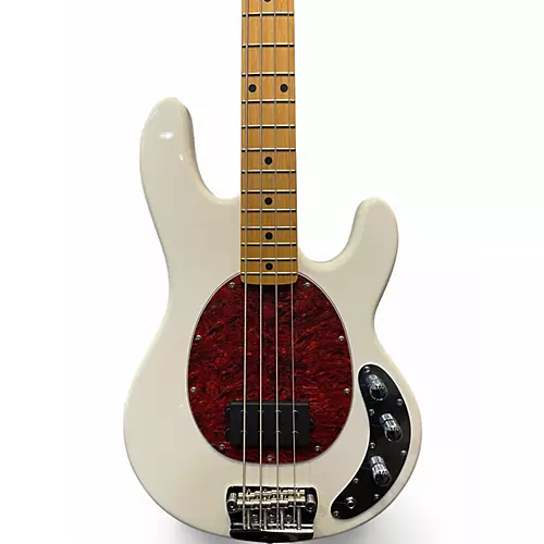 Used Sterling by Music Man StingRay Classic Olympic White Electric Bass Guitar Olympic White
