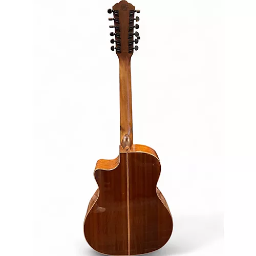 Used Washburn Comfort Series G15SCE Natural 12 String Acoustic Guitar Natural