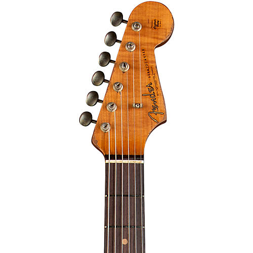 Fender Custom Shop Limited-Edition Poblano Stratocaster Super Heavy Relic Electric Guitar Aged Black