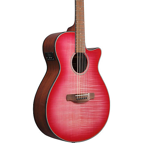 Ibanez AEG70 Flamed Maple Top Grand Concert Acoustic-Electric Guitar Blue Ocean Burst