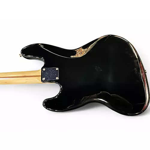Used Fender Standard Jazz Bass Black Electric Bass Guitar Black