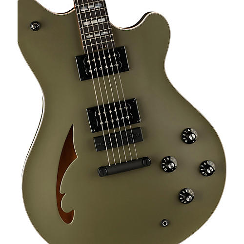 EVH SA-126 Special Semi-Hollow Electric Guitar Matte Army Drab