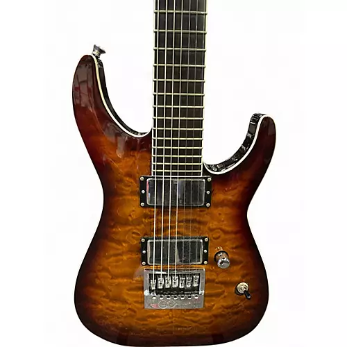 Used ESP LTD Ken Susi KS-M-7 Evertune 7-String DARK BROWN SUNBURST Solid Body Electric Guitar DARK BROWN SUNBURST