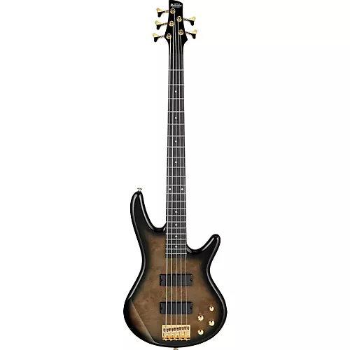 Ibanez GSR205PC 5-String Electric Bass Guitar Transparent Pale Black Burst