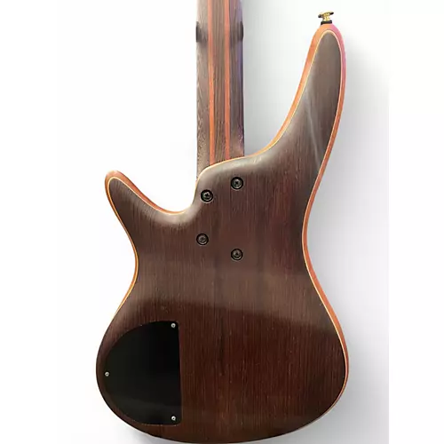 Used 2012 Ibanez Prestige SR5000 Natural Electric Bass Guitar Natural