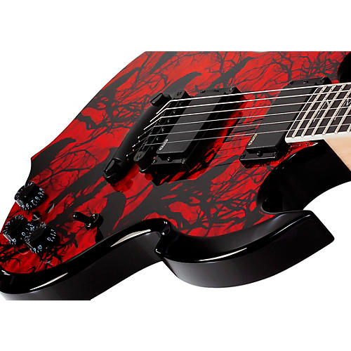 Wylde Audio Barbarian Electric Guitar Blood Raven