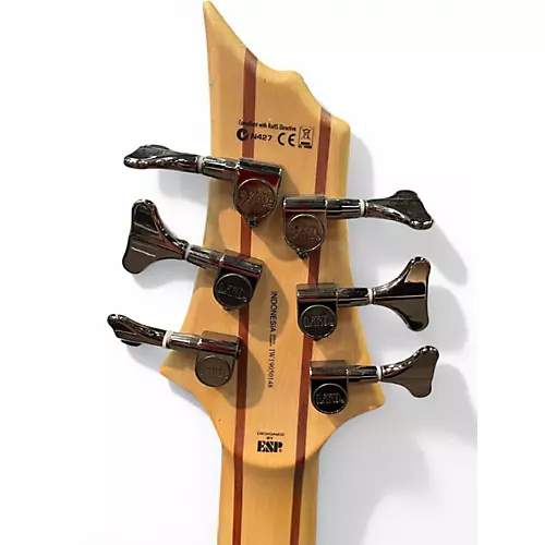 Used ESP LTD B206SM 6 String Spalted Maple Electric Bass Guitar Spalted Maple