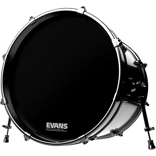 EVANS EQ3 Black Resonant Bass Drum Head 26 in.