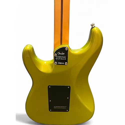 Used Fender American Ultra II Stratocaster HSS Metallic Green Solid Body Electric Guitar Metallic Green