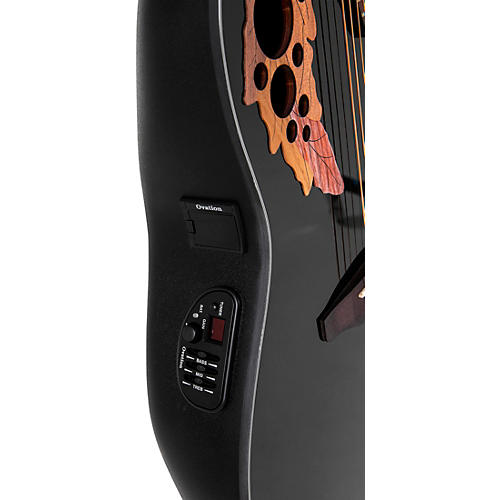 Ovation CE44 Celebrity Series Elite Mid-Depth Acoustic-Electric Guitar Reverse Blue Burst