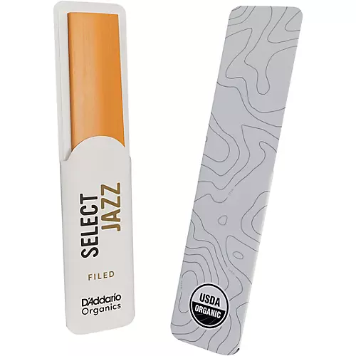 D'Addario Woodwinds Select Jazz, Tenor Saxophone Reeds - Filed,Box of 5 4H