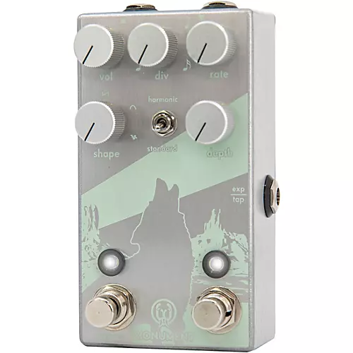 Walrus Audio Monument Harmonic Tap Tremolo V2 Effects Pedal Platinum