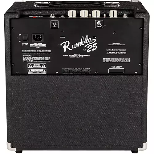 Fender Rumble 25W 1x8 Bass Combo Amp & 20' Instrument Cable