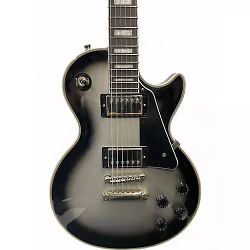 Used Epiphone Les Paul Custom Silverburst Solid Body Electric Guitar Silverburst