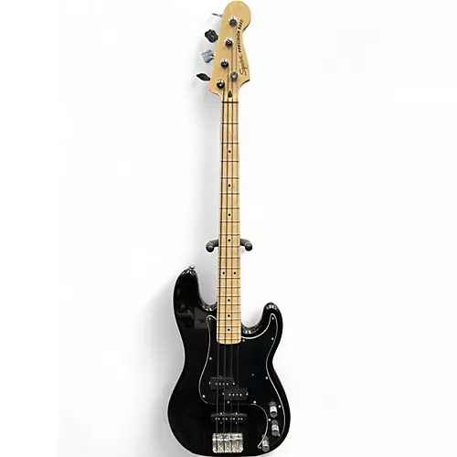 Used Squier Affinity Precision Bass Black Electric Bass Guitar Black