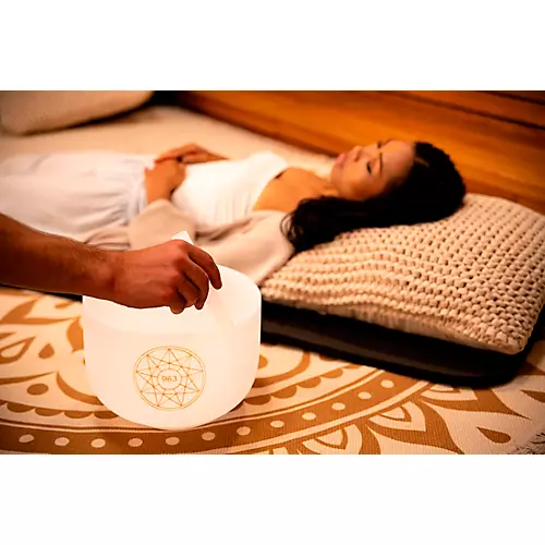 MEINL Sonic Energy Solfeggio Crystal Singing Bowl B4 10 in.