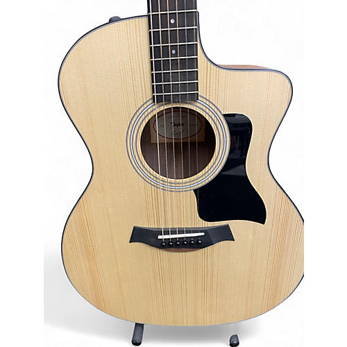 Used Taylor 114CE Natural Acoustic Electric Guitar Natural