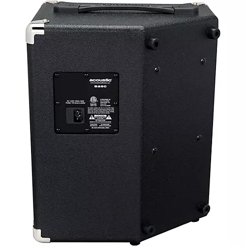 Acoustic B25C 1x8 25W Bass Combo With Tilt-Back Cab Black
