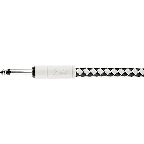 Fender Pro Checkerboard Instrument Cable, Straight to Straight 18.6 ft.