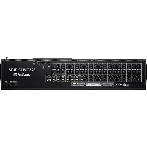 PreSonus StudioLive 32S 32-Channel Mixer With 26 Mix Busses and 64x64 USB Interface