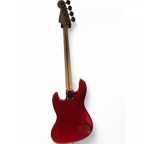 Used 2005 Fender JAZZ BASS Candy Apple Red Metallic Electric Bass Guitar Candy Apple Red Metallic