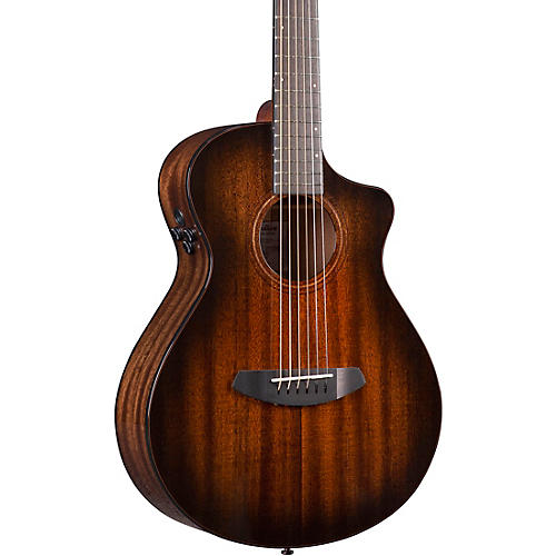 Breedlove Organic Wildwood Pro CE All-African Mahogany Companion Acoustic-Electric Guitar Suede