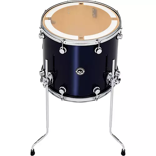 DW DWe Wireless Acoustic/Electronic Convertible Floor Tom with Legs 14 x 12 in. Finish Ply Black Galaxy