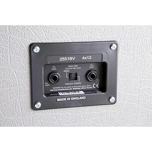 Marshall 2551BV Silver Jubilee 240W 4x12 Straight Guitar Speaker Cabinet