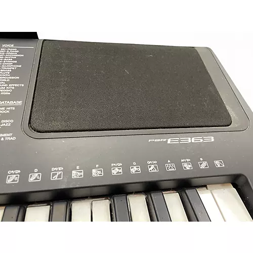Used Yamaha PSRE363 61 Key Portable Keyboard
